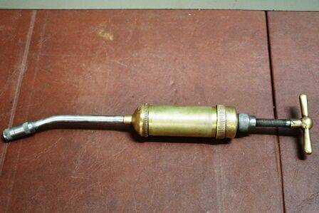 Tecalemit Model T Brass Grease Gun Xxxx Antique Complex