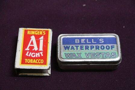 BELLS Waterproof Wax Vestas Tin. | XXXX Antique Complex