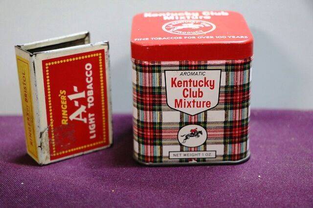 COL. Kentucky Club Mixture Tobacco Tin. | XXXX Antique Complex