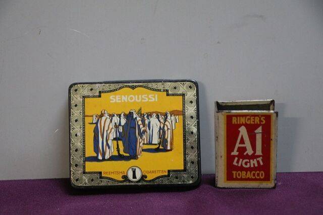 COL. Senoussi Reemtsma Pictorial Cigarettes Tin | XXXX Antique Complex