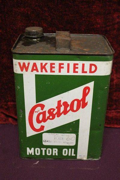 Castrol Wakefield One Gallon Oil Tin | XXXX Antique Complex