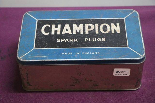 Champion Spark Plugs Tin | XXXX Antique Complex