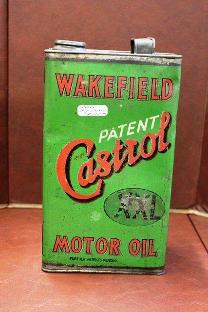 Early Castrol Wakefield Oil Tin | XXXX Antique Complex