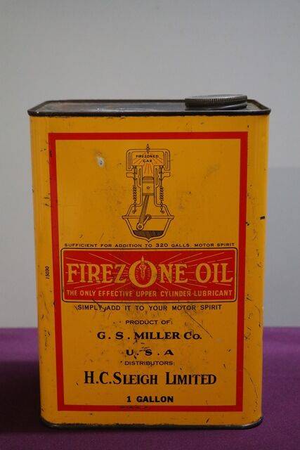 FirezOne 1 Gallon Oil Tin | XXXX Antique Complex