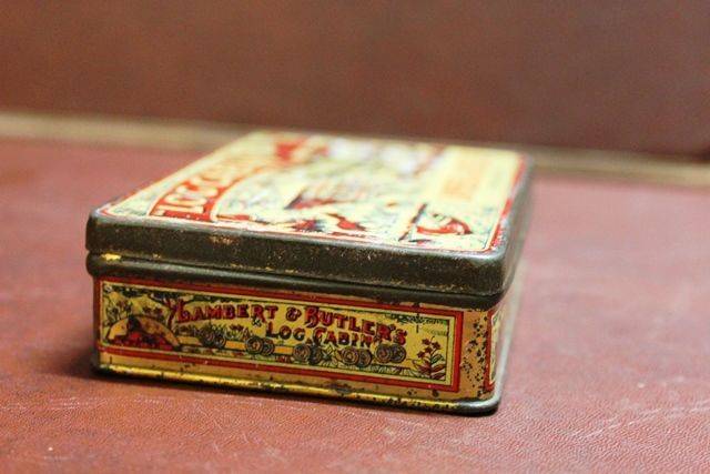 Log Cabin Tobacco Tin | XXXX Antique Complex