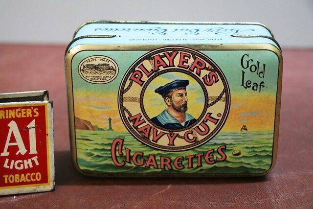 Players Navy Cut Cigarettes Tin. | XXXX Antique Complex