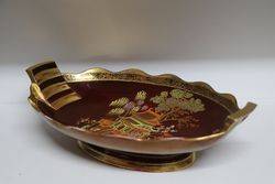 Carlton Ware Handpainted Rouge Royale Bowl 