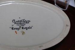 Carlton Ware Handpainted Rouge Royale Bowl 