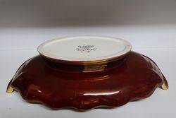 Carlton Ware Handpainted Rouge Royale Bowl 