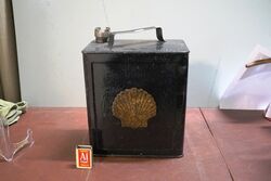 1829 Shell Petrol Can Stamped SM and co London