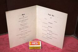 1927 Gallery First Nighters Club Signed Menu BLANK 