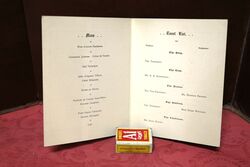 1931 Gallery First Nighters Club Signed Menu BLANK 