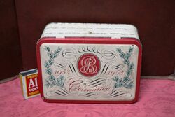 1953 Commemorative Queen Elizabeth 11 Biscuit Tin  