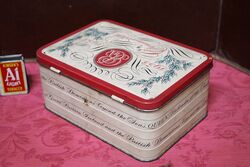 1953 Commemorative Queen Elizabeth 11 Biscuit Tin  