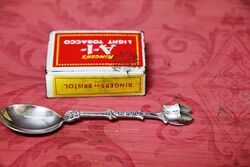 1960and39S Dutch Silver Spoon Depicting Pr of Clogs 