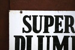 1980and39s Super Plume Ethyl Enamel Advertising Sign 