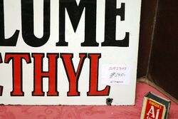 1980and39s Super Plume Ethyl Enamel Advertising Sign 