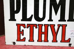 1980and39s Super Plume Ethyl Enamel Advertising Sign 