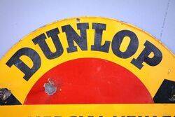 Vintage Dunlop Commercial Vehicle Tyre Service Double Sign 