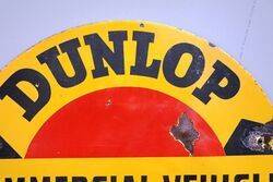 Vintage Dunlop Commercial Vehicle Tyre Service Double Sign 