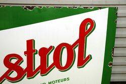 A Very Nice Vintage French Castrol Enamel Sign 