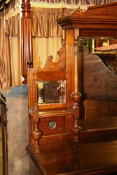 A Very Nice Medium Size Mirror Back Sideboard 