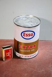 Esso Extra Motor Oil 1 litre Unopen Can.#