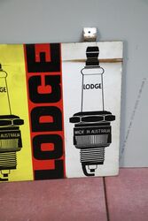 Small Vintage Australian Lodge Spark Plug Sign 