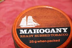 25g Mahogany Ready Rubbed Tobacco Tin