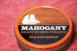 25g Mahogany Ready Rubbed Tobacco Tin