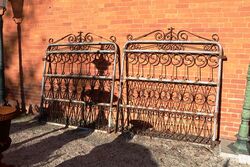 Pair of Stunning Antique Federation Gates for a 12ft Opening 