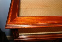 Lovely Quality Inlaid Mahogany 2 Door Bijouterie 