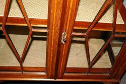 Lovely Quality Inlaid Mahogany 2 Door Bijouterie 