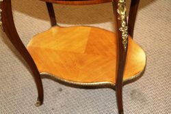 A Fine Early C20th Small Occasional Table with Gilt Metal Mounts 