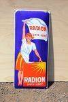 Radion Convex Pictorial Enamel Sign. #*