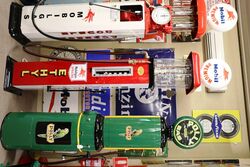 Vintage Gilbert and Barker Manual Petrol Pump in Mobilgas Livery 