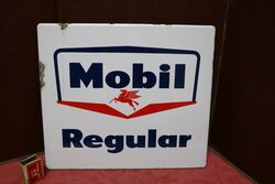 Genuine Mobil Regular Enamel Sign 