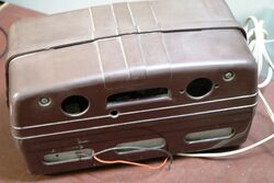 Vintage Hotpoint Bakelite Radio Not Tested