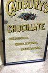 Antique Cadburys Chocolate Advertising Mirror 