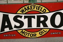 Vintage Castrol Bow Tie Enamel 12 Bottle Rack 