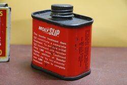 A Small Vintage Moly Slip 2 Fluid ozs Tin