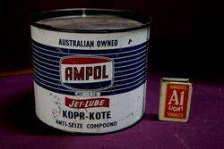 Ampol 5 Lb Jet Lube KOPRKOTE Tin