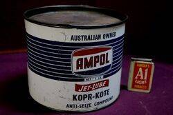 Ampol 5 Lb Jet Lube KOPRKOTE Tin