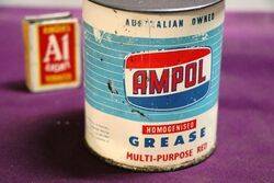 Ampol MultiPurpose Red Grease 1lb Tin