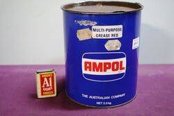 Ampol MultiPurpose Red Grease 25kg Tin 