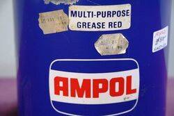 Ampol MultiPurpose Red Grease 25kg Tin 