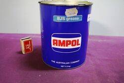 Ampol  BJS Grease 2.5kg Tin. NEW OLD STOCK.