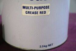 Ampol  MultiPurpose Red Grease 25kg Tin