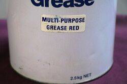 Ampol  MultiPurpose Red Grease 25kg Tin 