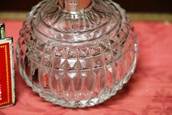 Antique Birmingham Silver Top Scent Bottle C1878